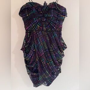 Jill Stuart strapless cocktail dress.